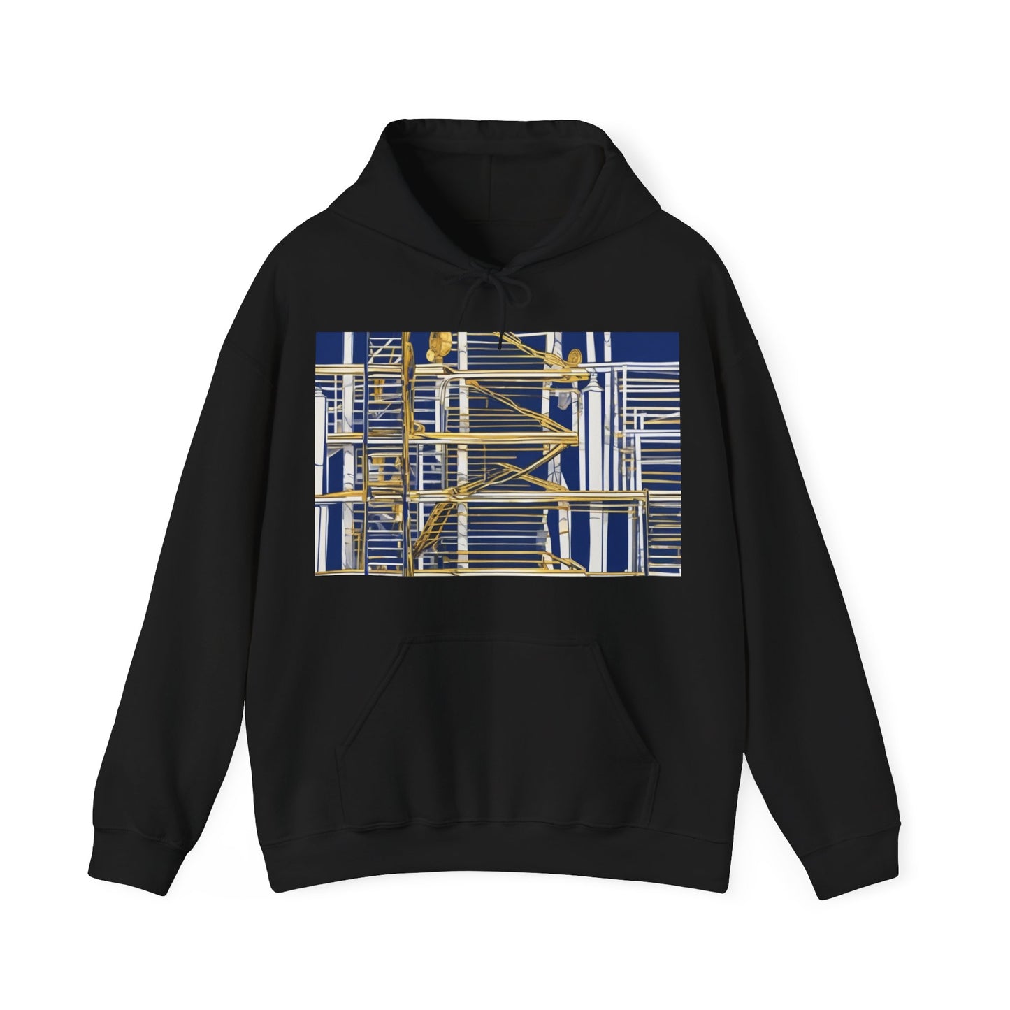 boostlete-rise-grind-icon-ladder-high-engraved-0238 — Unisex Heavy Blend Hooded Sweatshirt (Gildan)