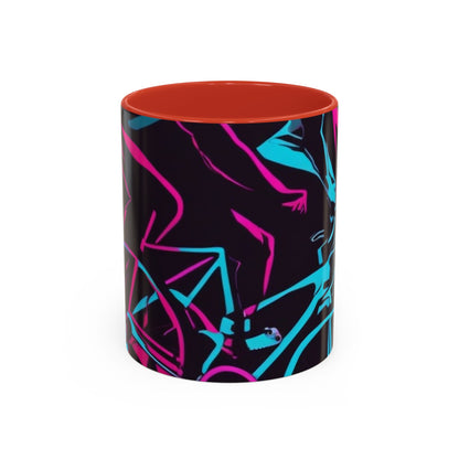 boostlete-rise-grind-scene-cyclist-outline-vector-0868 — Accent Mug 11/15oz
