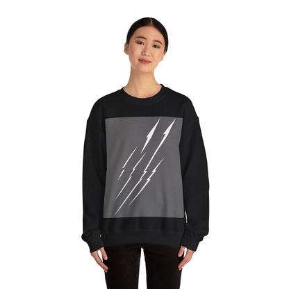 boostlete-boost-mode-icon-lightning-soft-industrial-0446 — Unisex Heavy Blend Crewneck (G18000)