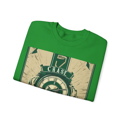 boostlete-mile-by-mile-type-chase-the-clock-banner-athletic-0013 — Unisex Heavy Blend Crewneck Sweatshirt (Gildan)