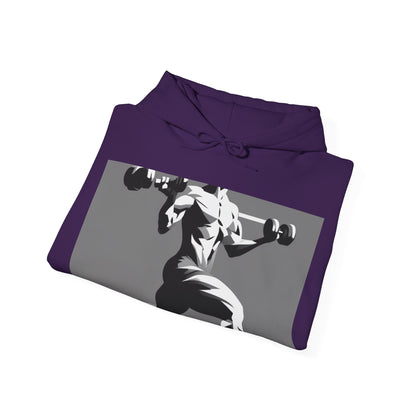 boostlete-pr-season-scene-lunge-speed-isometric-0316 — Unisex Heavy Blend Hoodie (G18500)