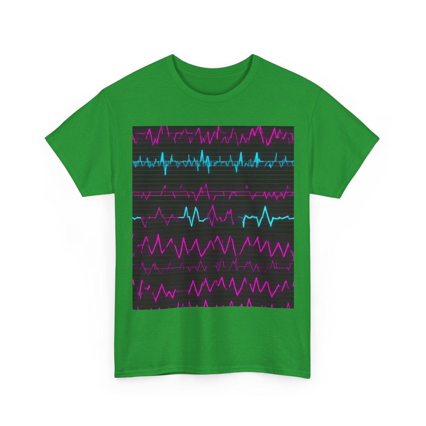 boostlete-boost-mode-pattern-ekg-modern-0111 — Unisex Heavy Cotton Tee (Gildan 5000)