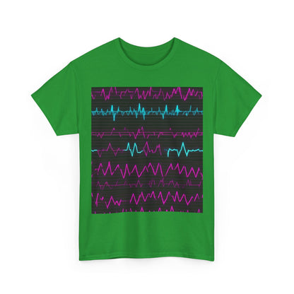 boostlete-boost-mode-pattern-ekg-modern-0111 — Unisex Heavy Cotton Tee (Gildan 5000)
