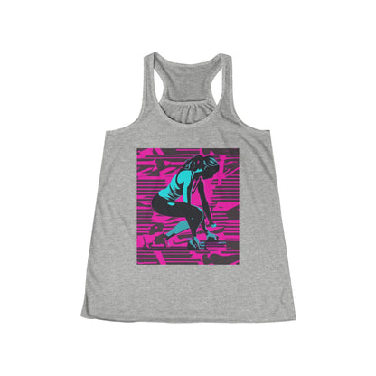 boostlete-headspace-scene-push-up-matte-modern-0260 — Women's Flowy Racerback Tank (B+C 8800)