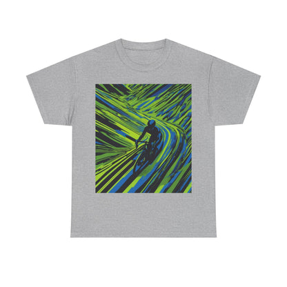 boostlete-am-crew-scene-cyclist-speed-isometric-0064 — Unisex Heavy Cotton Tee (Gildan 5000)