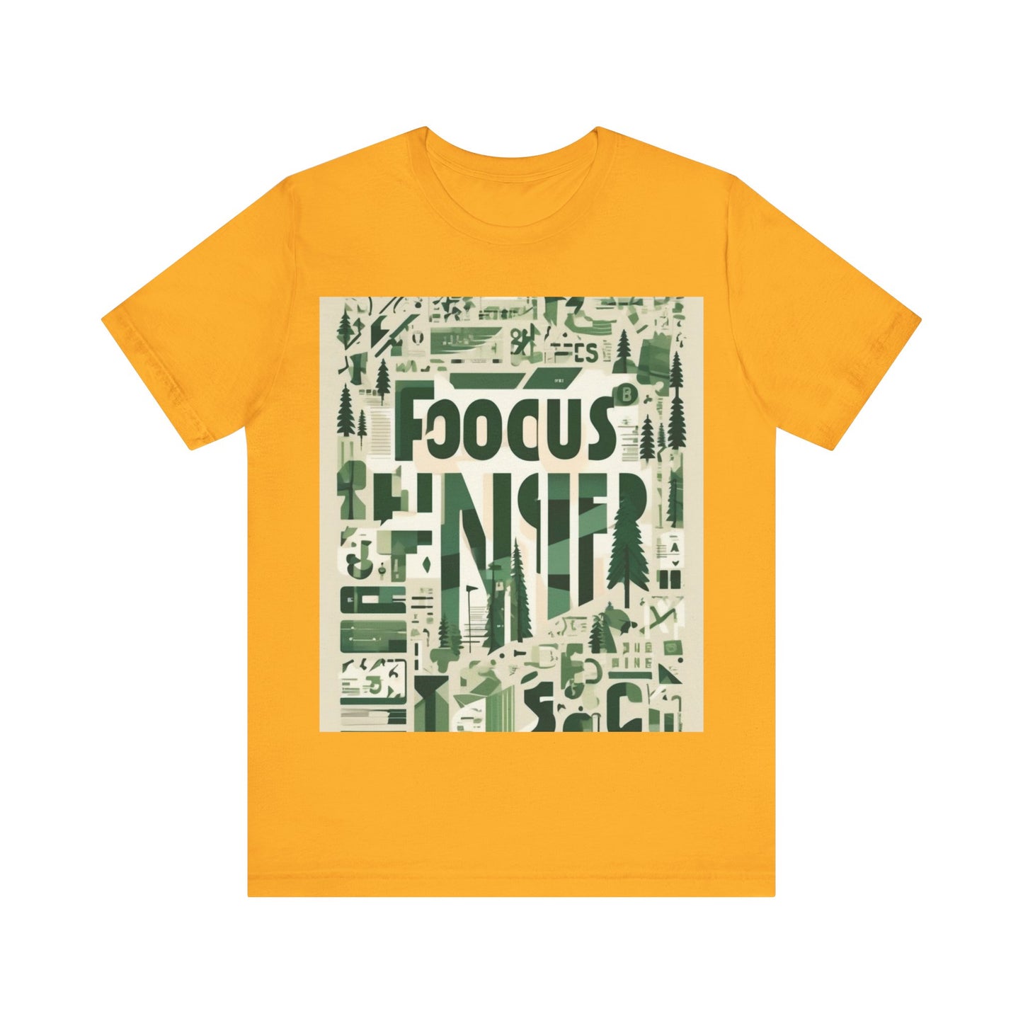 boostlete-boost-mode-type-focus-finish-banner-modern-0113 — Unisex Jersey Short Sleeve (B+C 3001)