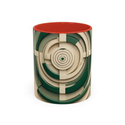 boostlete-mile-by-mile-icon-target-3d-modern-0306 — Accent Mug 11oz/15oz
