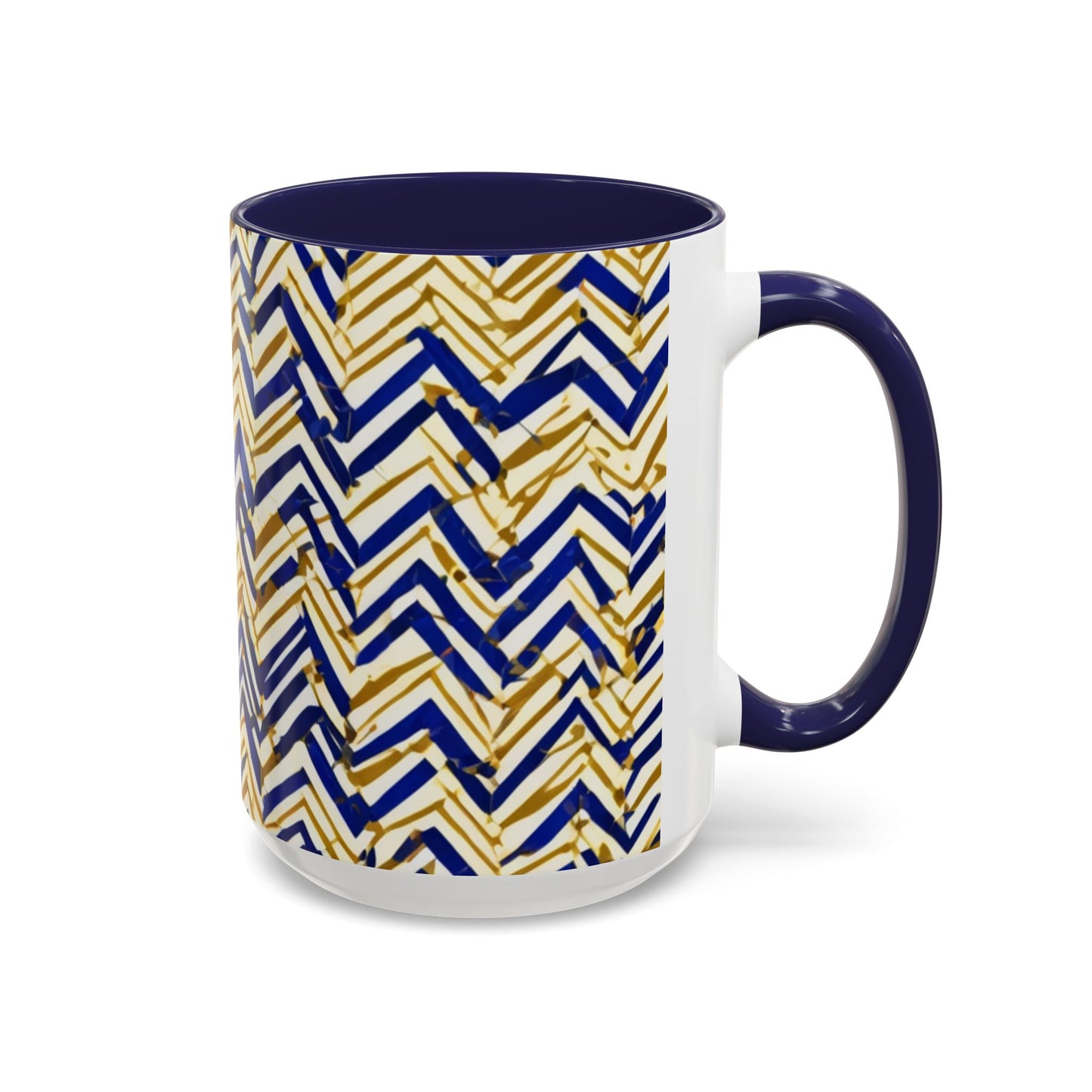 boostlete-boost-mode-pattern-ekg-line-art-0091 — Accent Mug 11oz/15oz