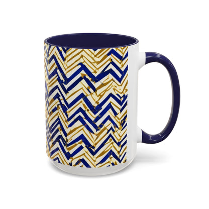 boostlete-boost-mode-pattern-ekg-line-art-0091 — Accent Mug 11oz/15oz