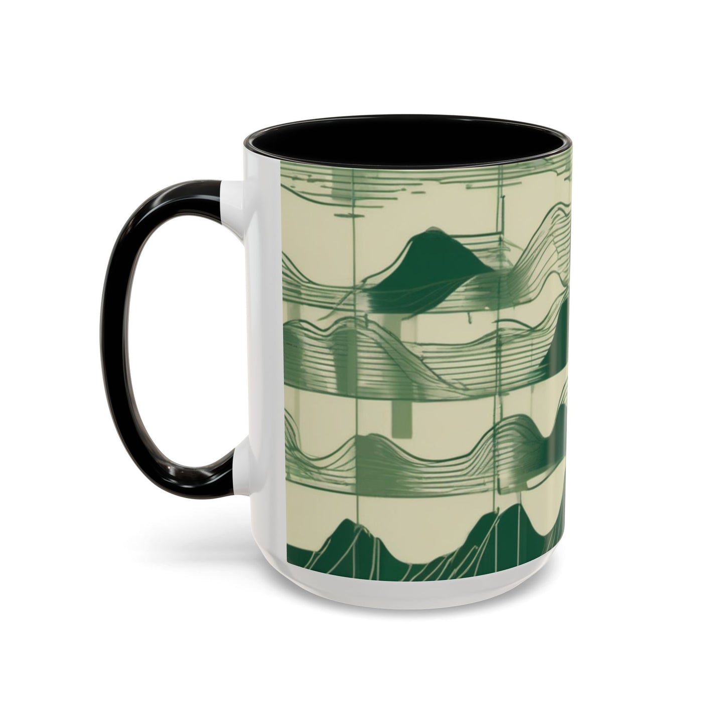 boostlete-mile-by-mile-pattern-audio-blueprint-0971 — Accent Mug 11/15oz