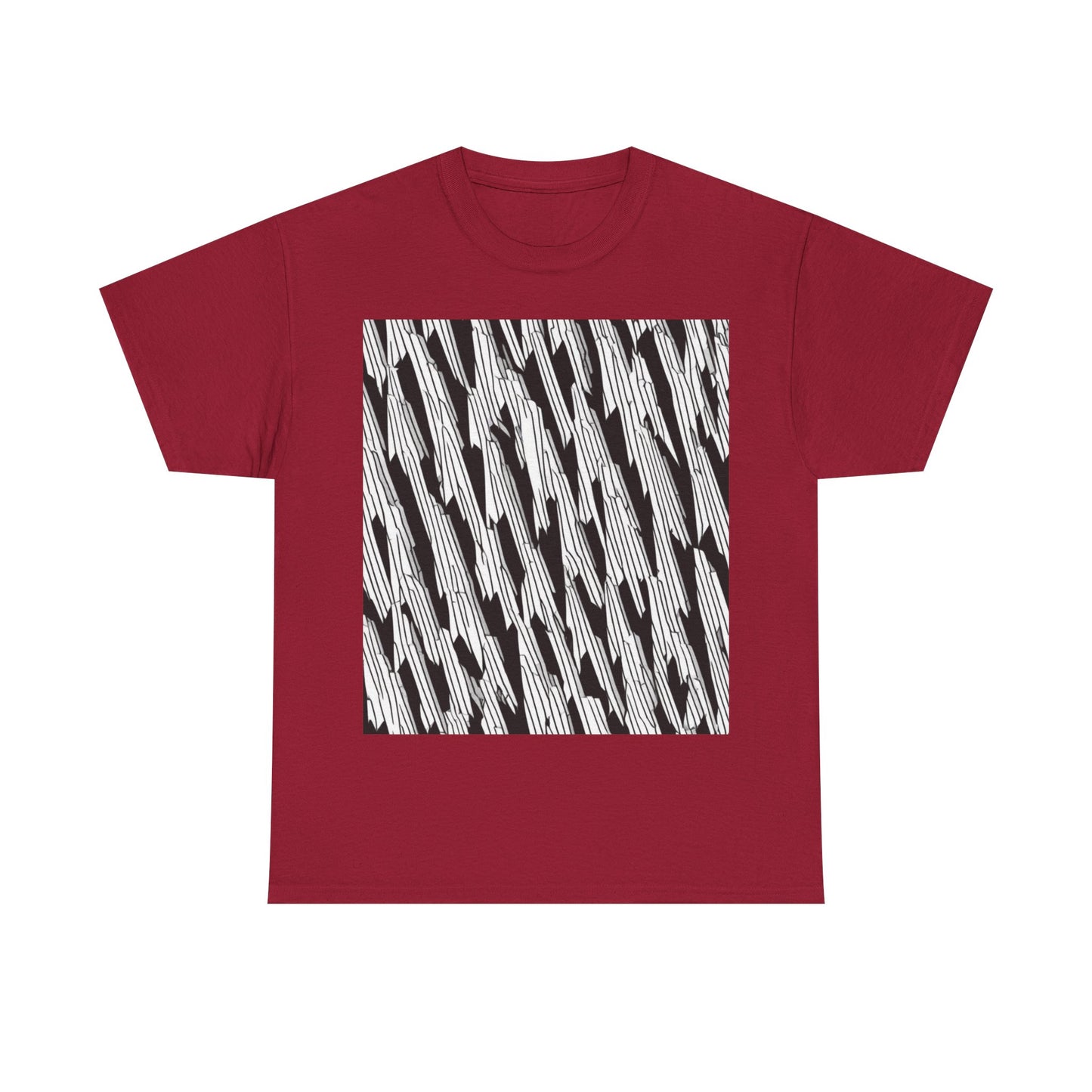 boostlete-iron-intent-pattern-micro-isometric-0199 — Unisex Heavy Cotton Tee (Gildan 5000)