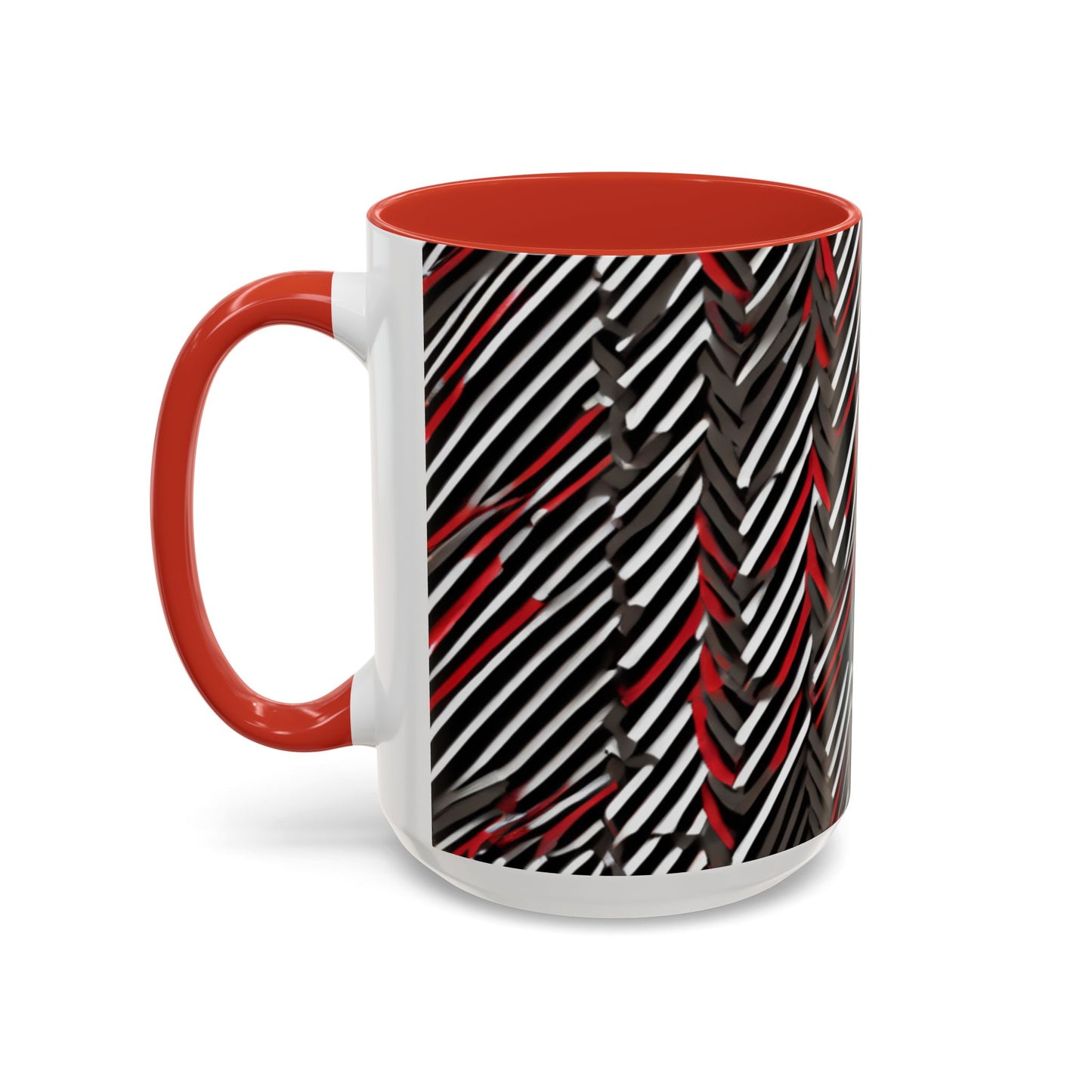 boostlete-field-day-pattern-diagonal-paper-0287 — Accent Mug 11oz/15oz