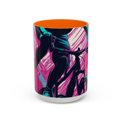 boostlete-field-day-scene-cyclist-glitch-engraved-0256 — Accent Mug 11oz/15oz