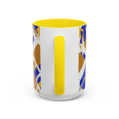 boostlete-field-day-icon-flame-glitch-geometric-0090 — Accent Mug 11oz/15oz