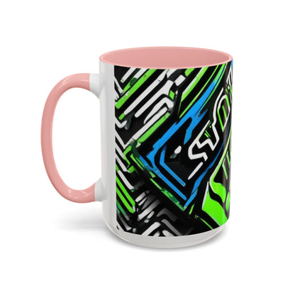 boostlete-am-crew-type-stronger-signals-diagonal-badge-1077 — Accent Mug 11/15oz