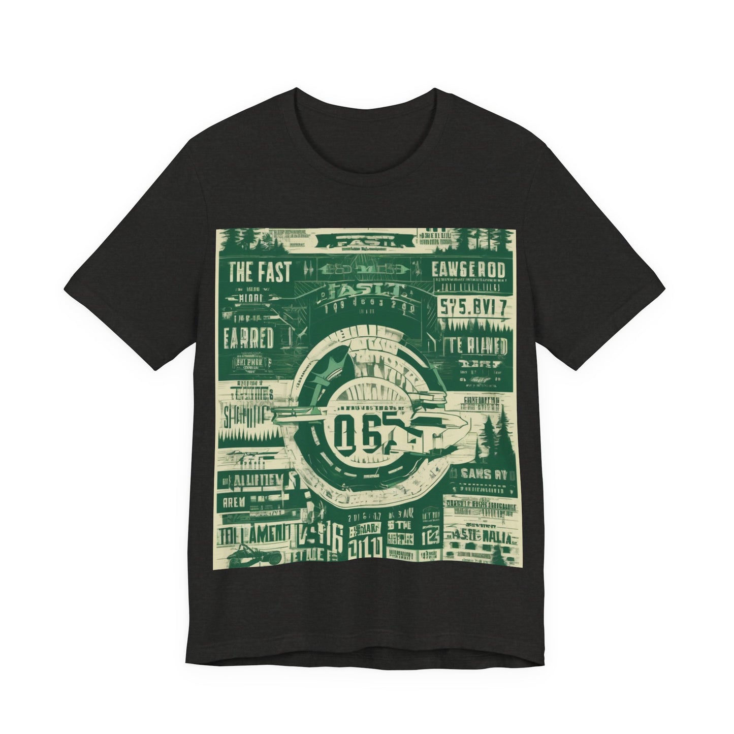 boostlete-mile-by-mile-type-fast-is-earned-big-blueprint-0041 — Unisex Jersey Short Sleeve (B+C 3001)