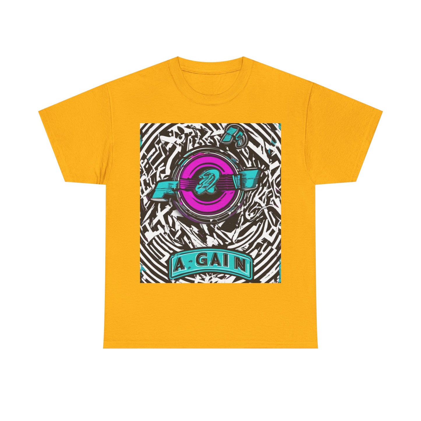 boostlete-boost-mode-type-again-badge-monoline-0293 — Unisex Heavy Cotton Tee (Gildan 5000)