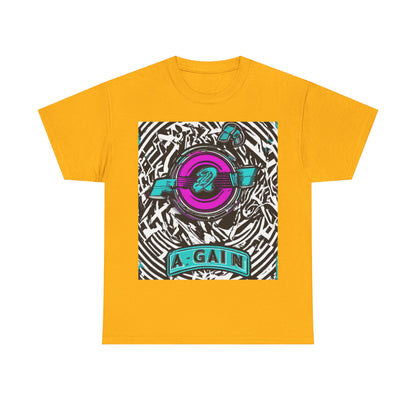 boostlete-boost-mode-type-again-badge-monoline-0293 — Unisex Heavy Cotton Tee (Gildan 5000)