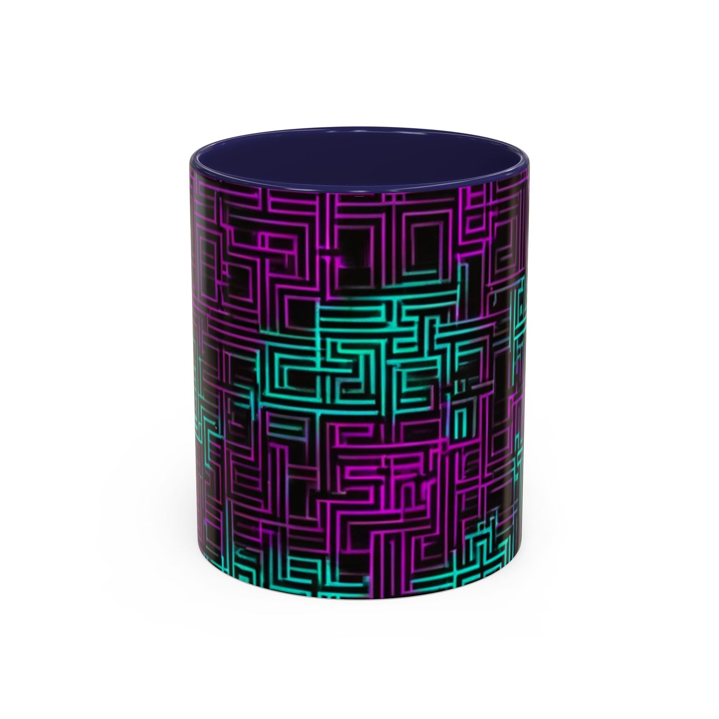 boostlete-boost-mode-pattern-plate-number-monoline-0079 — Accent Mug 11oz/15oz