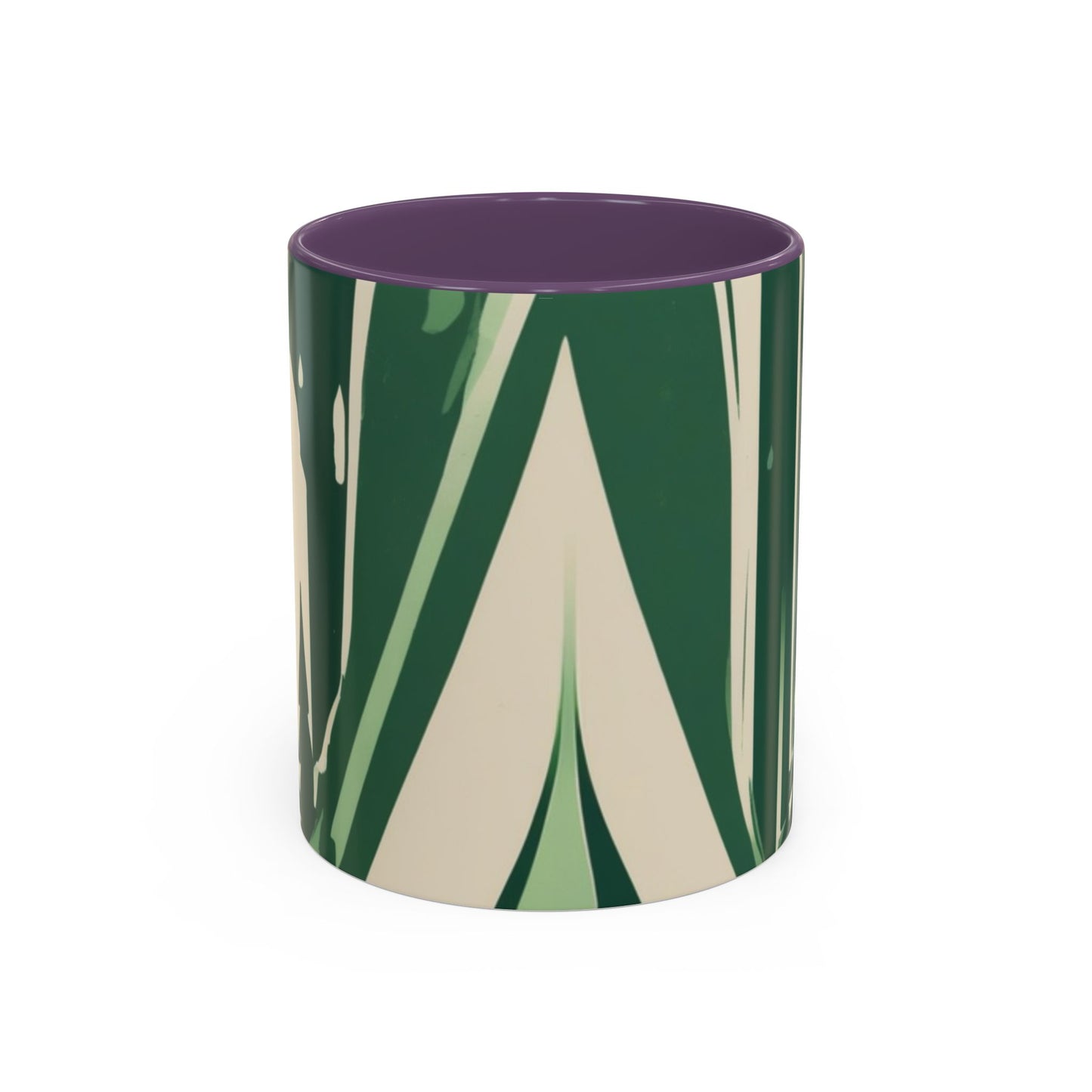 boostlete-quiet-power-icon-water-glitch-retro-0186 — Accent Mug 11/15oz