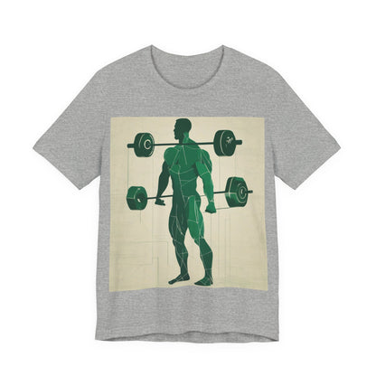 boostlete-boost-mode-scene-deadlift-glitch-blueprint-0044 — Unisex Jersey Short Sleeve (B+C 3001)