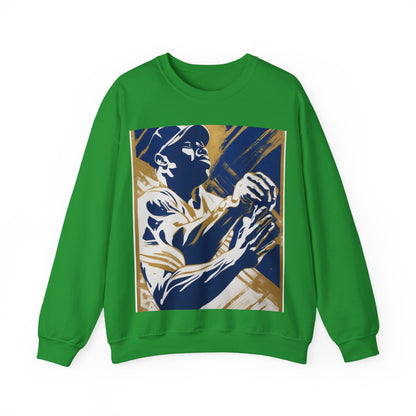 boostlete-pr-season-scene-athlete-high-industrial-0160 — Unisex Heavy Blend Crewneck Sweatshirt (Gildan)