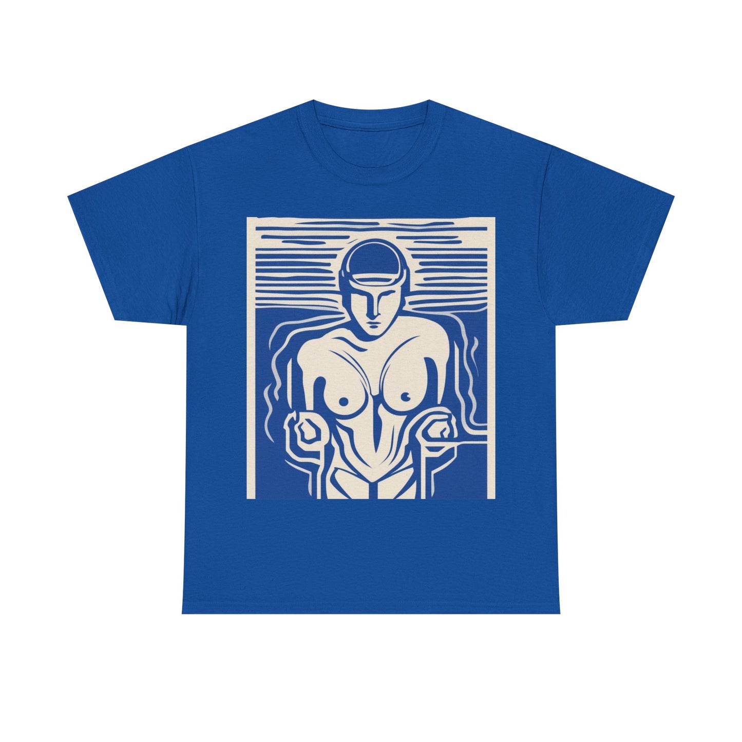 boostlete-boost-mode-icon-swimmer-motion-vector-0062 — Unisex Heavy Cotton Tee (Gildan 5000)