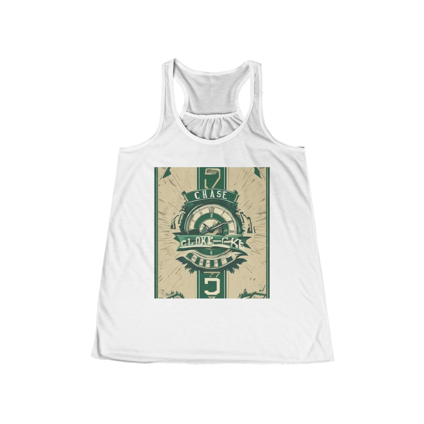 boostlete-mile-by-mile-type-chase-the-clock-banner-athletic-0013 — Women's Flowy Racerback Tank (B+C 8800)