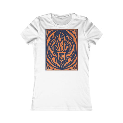 boostlete-quiet-power-icon-flame-duotone-athletic-0158 — Women's Favorite Tee (B+C 6004)