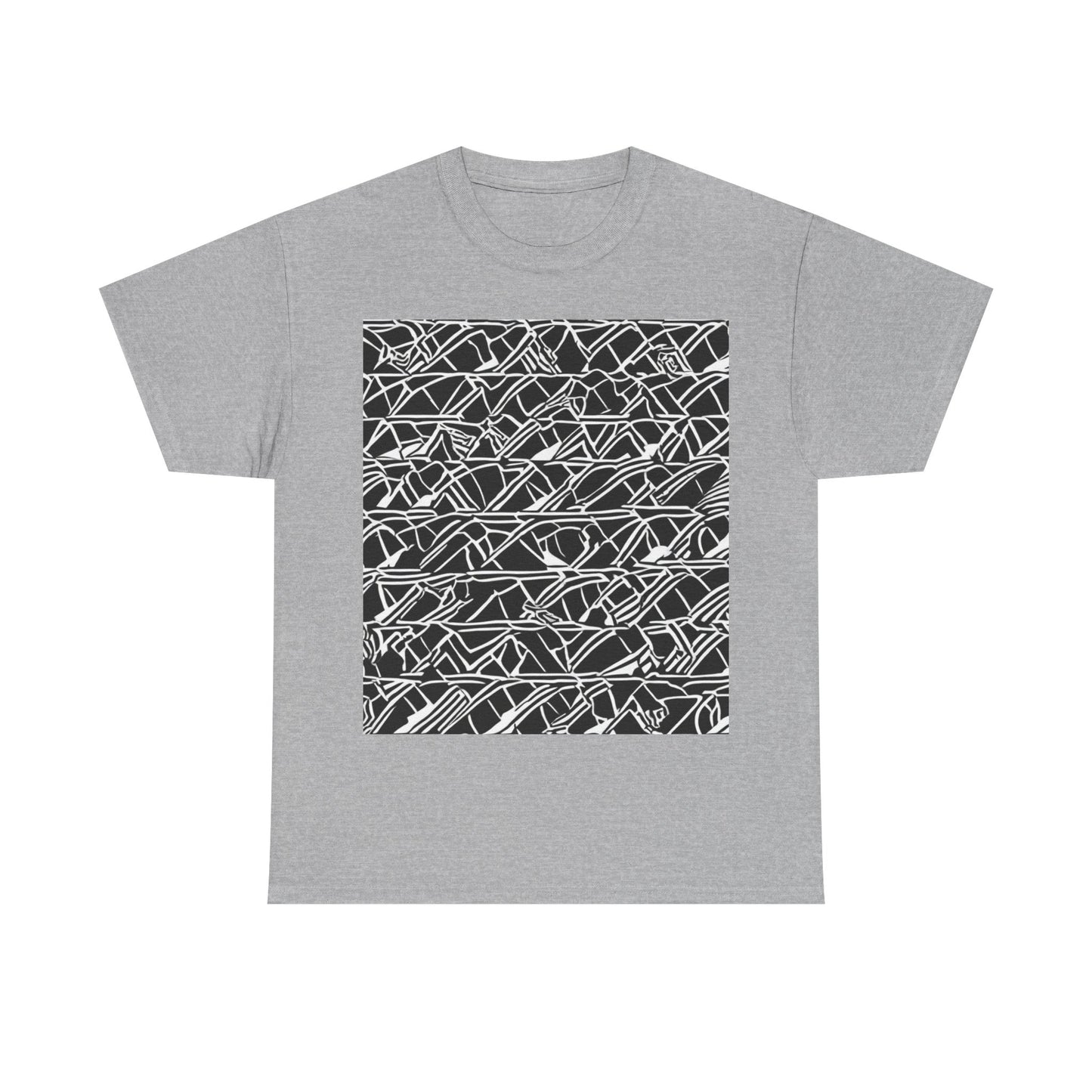 boostlete-boost-mode-pattern-stair-steps-athletic-0311 — Unisex Heavy Cotton Tee (Gildan 5000)