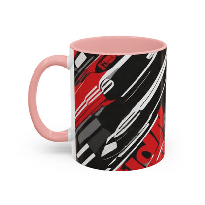 boostlete-recovery-progress-type-show-up-diagonal-paper-0109 — Accent Mug 11oz/15oz