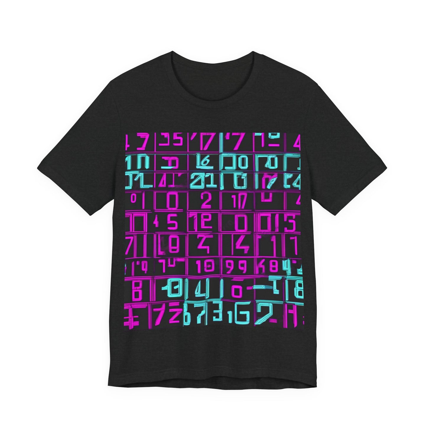 boostlete-iron-intent-pattern-plate-number-retro-0227 — Unisex Jersey Short Sleeve (B+C 3001)