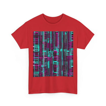 boostlete-field-day-pattern-barcode-retro-0275 — Unisex Heavy Cotton Tee (Gildan 5000)