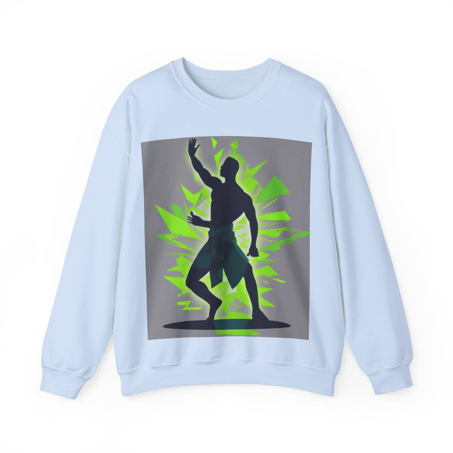 boostlete-mile-by-mile-scene-yogi-offset-isometric-0972 — Unisex Heavy Blend Crewneck (G18000)
