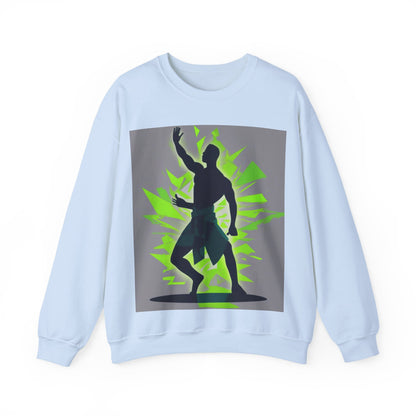 boostlete-mile-by-mile-scene-yogi-offset-isometric-0972 — Unisex Heavy Blend Crewneck (G18000)