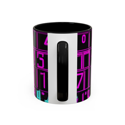 boostlete-iron-intent-pattern-plate-number-retro-0227 — Accent Mug 11oz/15oz