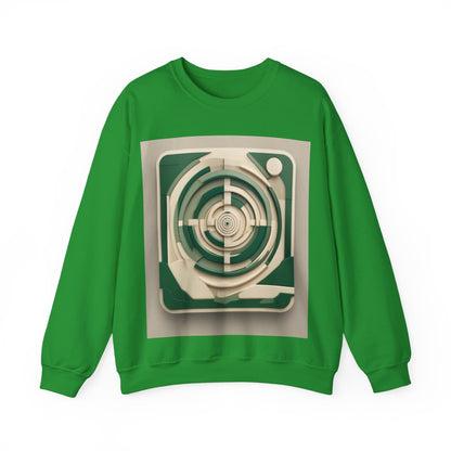 boostlete-mile-by-mile-icon-target-3d-modern-0306 — Unisex Heavy Blend Crewneck (G18000)