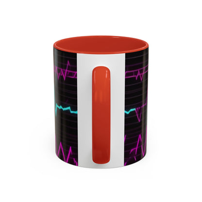 boostlete-boost-mode-pattern-ekg-modern-0111 — Accent Mug 11oz/15oz