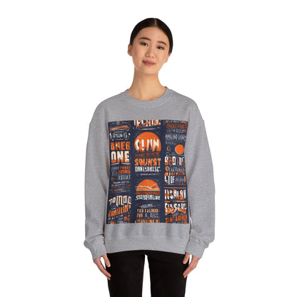 boostlete-pr-season-type-one-more-split-monoline-0033 — Unisex Heavy Blend Crewneck Sweatshirt (Gildan)