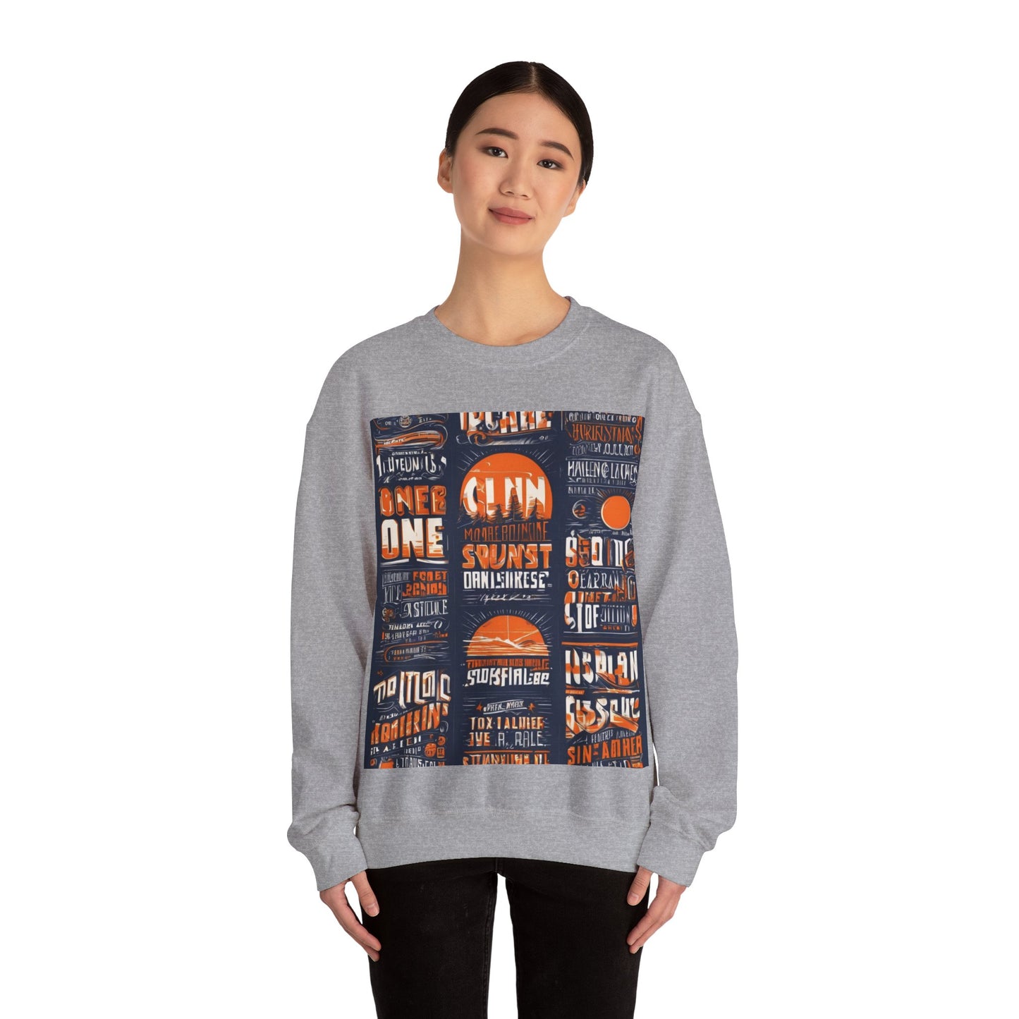 boostlete-pr-season-type-one-more-split-monoline-0033 — Unisex Heavy Blend Crewneck Sweatshirt (Gildan)