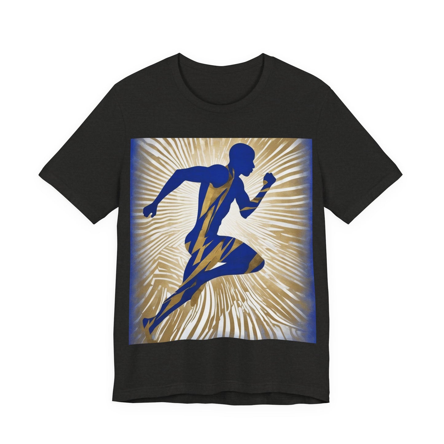 boostlete-field-day-scene-sprinter-motion-paper-0496 — Unisex Jersey Short Sleeve (B+C 3001)