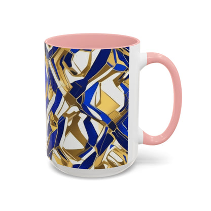 boostlete-boost-mode-pattern-hex-athletic-0611 — Accent Mug 11/15oz