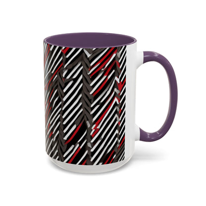boostlete-field-day-pattern-diagonal-paper-0287 — Accent Mug 11oz/15oz
