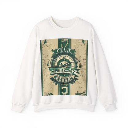 boostlete-mile-by-mile-type-chase-the-clock-banner-athletic-0013 — Unisex Heavy Blend Crewneck Sweatshirt (Gildan)