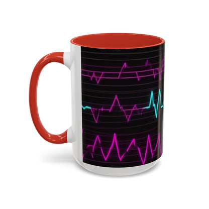 boostlete-boost-mode-pattern-ekg-modern-0111 — Accent Mug 11oz/15oz