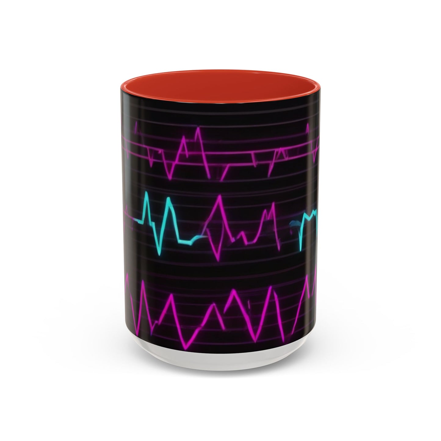 boostlete-boost-mode-pattern-ekg-modern-0111 — Accent Mug 11oz/15oz