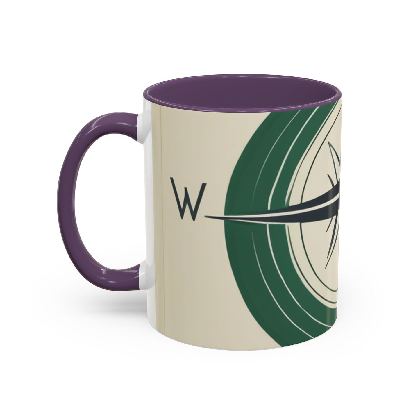 boostlete-iron-intent-icon-compass-soft-blueprint-0614 — Accent Mug 11/15oz