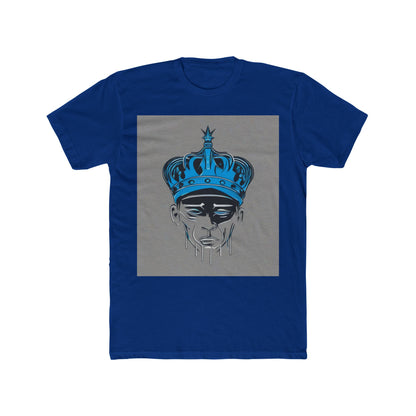 boostlete-am-crew-icon-crown-grainy-monoline-0022 — Unisex Cotton Crew Tee (NL 3600)