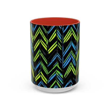 boostlete-mile-by-mile-pattern-chevron-monoline-0051 — Accent Mug 11oz/15oz