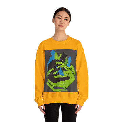 boostlete-mile-by-mile-scene-athlete-offset-modern-0824 — Unisex Heavy Blend Crewneck (G18000)